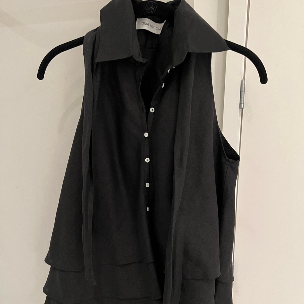 Anne Fontaine dressy sleeveless shirt